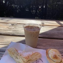 Llama Latte, Guava-Cheese Pastry and Veggie Empanada