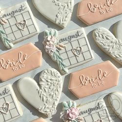 Love and Baking - Save the date cookies