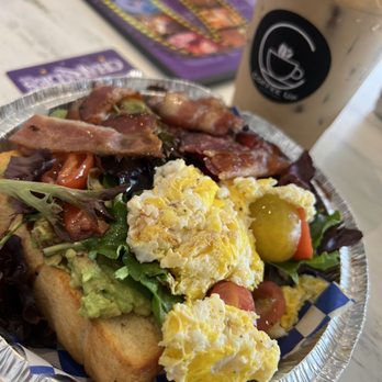 Coffee Up Roastery - Avocado Toast and Vietnamese Iced Coffee - Coffee & Tea Near Me - Fullerton, California