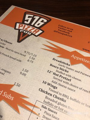Menu photo 1 Pizza Pub 516 Bowling Green, OH