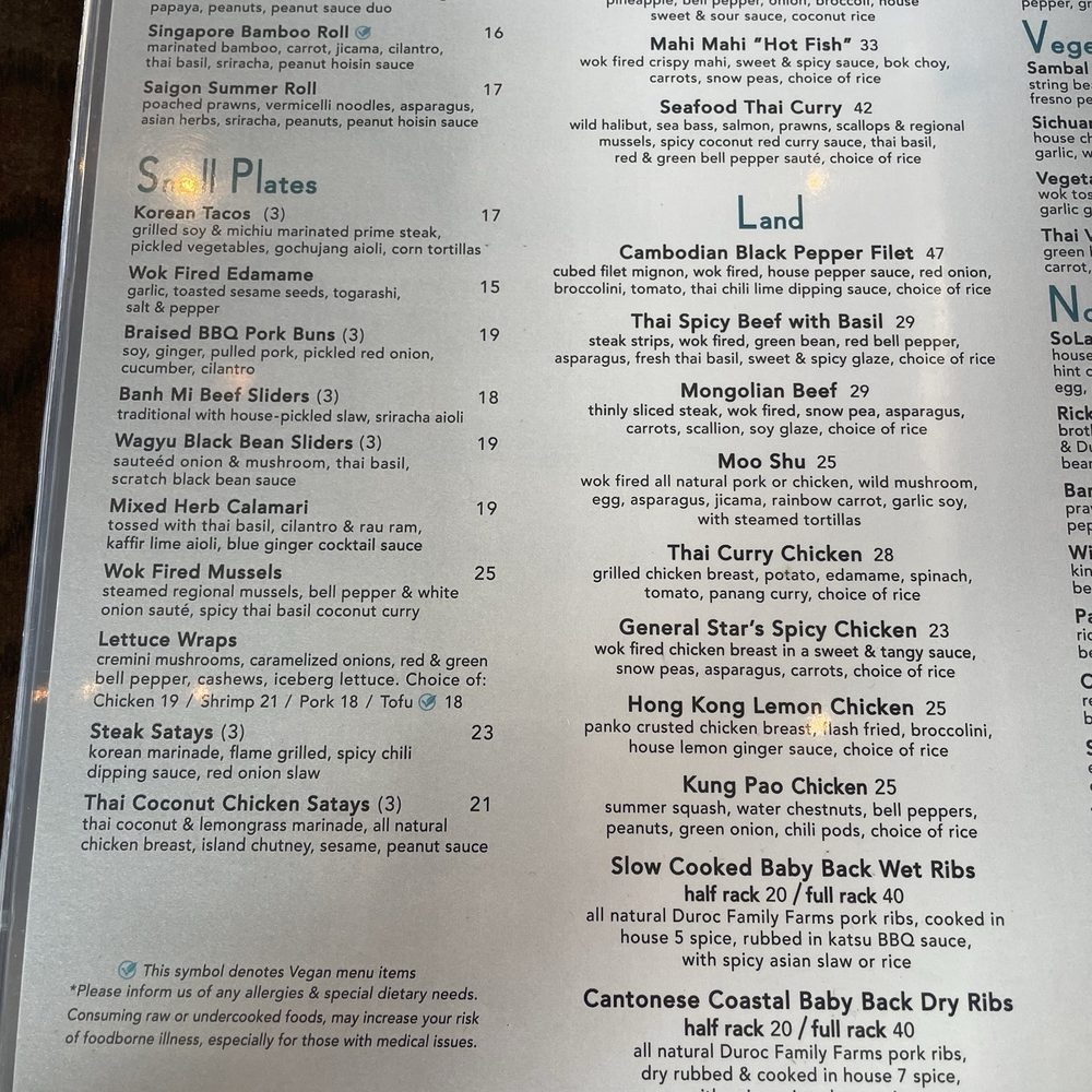 Starfish - Menu - Asian Fusion Near Me - Newport Beach, California Starfish - Menu - Asian Fusion Near Me - Newport Beach, California