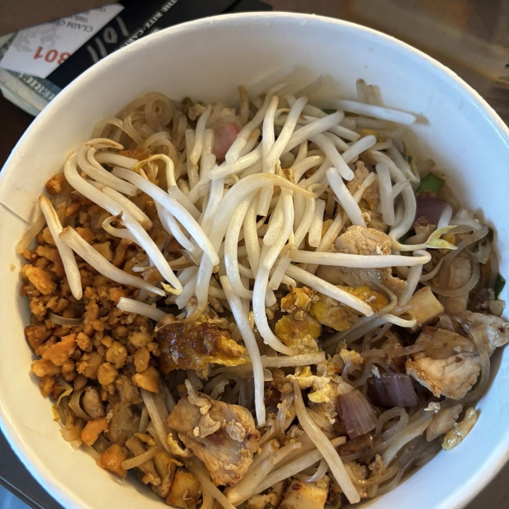 Sanook Soi 38 - To go order of Pad Thai with chicken - Thai Near Me - Los Angeles, California Sanook Soi 38 - To go order of Pad Thai with chicken - Thai Near Me - Los Angeles, California