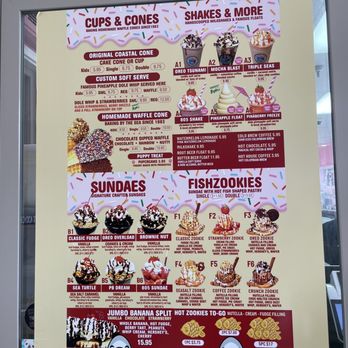 Coastal Cone - Menu - Ice Cream & Frozen Yogurt Near Me - Ventura, California Coastal Cone - Menu - Ice Cream & Frozen Yogurt Near Me - Ventura, California
