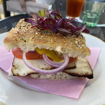 Kitchen Mouse Cafe - Dijon "Turkey" Sandwich - Vegan Near Me - Los Angeles, California