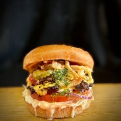 The Fry Shoppe - Double smash burger and fries