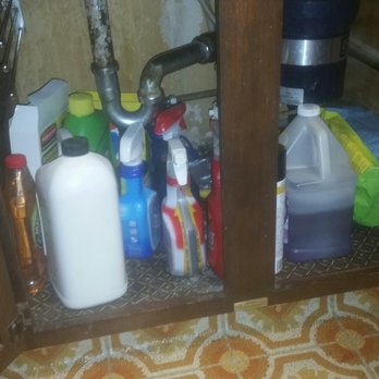 Xtra Hands Cleaning - My "cluttered" cupboard that they couldn't fit my cleaning supplies back into. - Home Cleaning Near Me Xtra Hands Cleaning - My "cluttered" cupboard that they couldn't fit my cleaning supplies back into. - Home Cleaning Near Me