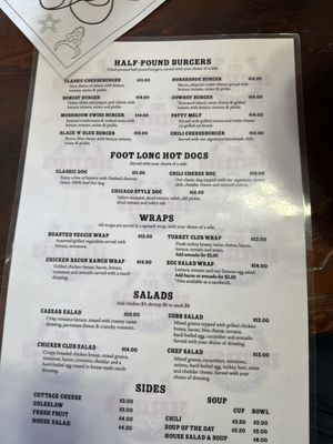 Menu photo 1 The Horseshoe Benson, AZ Menu photo 1 The Horseshoe Benson, AZ