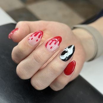 Nail Box - Gel overlay on natural nail with design - Nail Technicians Near Me - San Francisco, California Nail Box - Gel overlay on natural nail with design - Nail Technicians Near Me - San Francisco, California