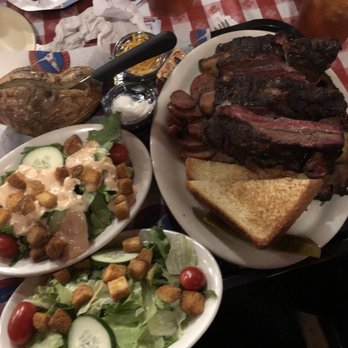 Riscky's BBQ - The 3 meat combo . - Barbeque Near Me - Fort Worth, Texas Riscky's BBQ - The 3 meat combo . - Barbeque Near Me - Fort Worth, Texas