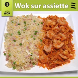 Asia Wok - Wok sur assiette - Uniquement sur place