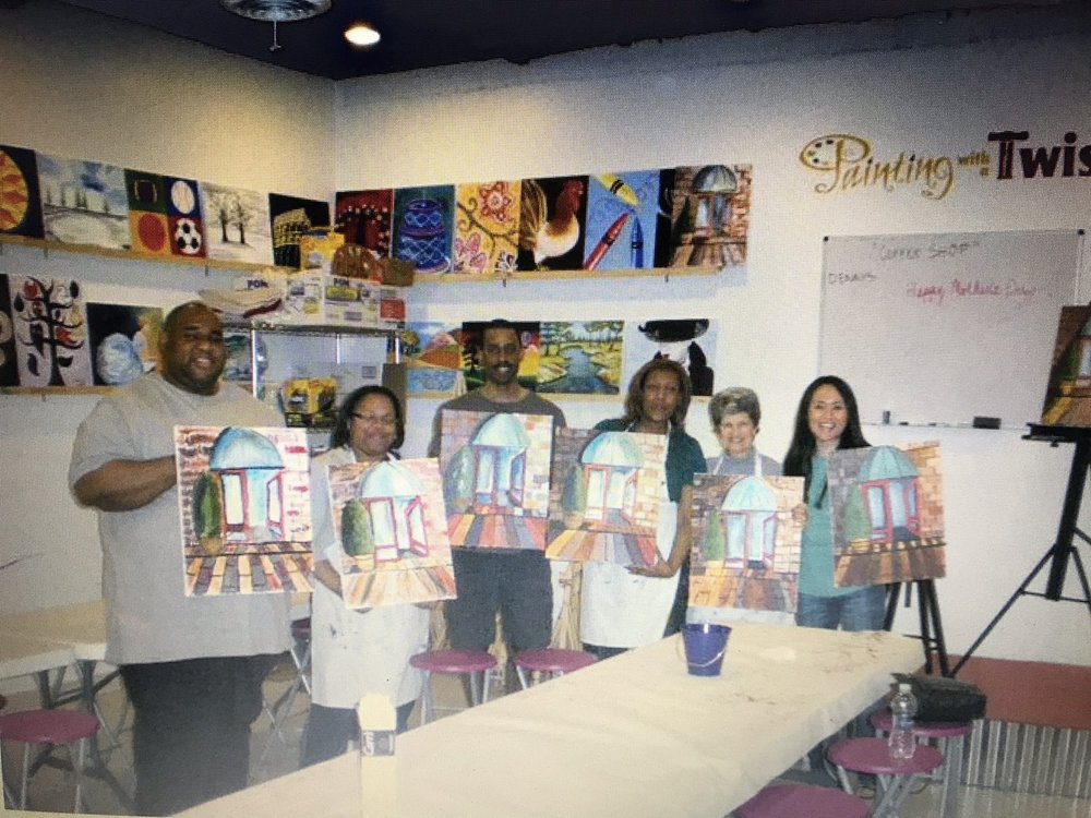 PAINTING WITH A TWIST Art Classes in Ferndale, Michigan at 200 W. 9