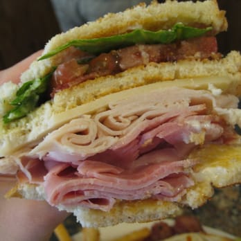 Diamond Jim's Grill - 3 Diamond Club Sandwich cross section! - Breakfast & Brunch Near Me - Bellingham, Washington