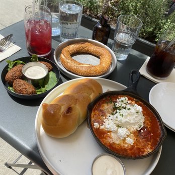 Reunion - Shakshuka and falafel Add (1) Jerusalem Bagel - Breakfast & Brunch Near Me - Brooklyn, New York Reunion - Shakshuka and falafel Add (1) Jerusalem Bagel - Breakfast & Brunch Near Me - Brooklyn, New York