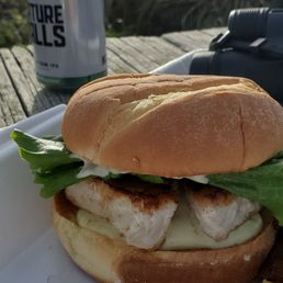 Wasabi tuna sandwich cooked medium Wasabi tuna sandwich cooked medium