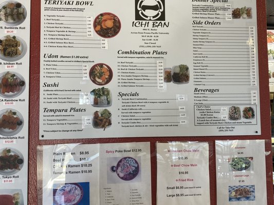 Menu photo 7 Ichiban Fresno, CA