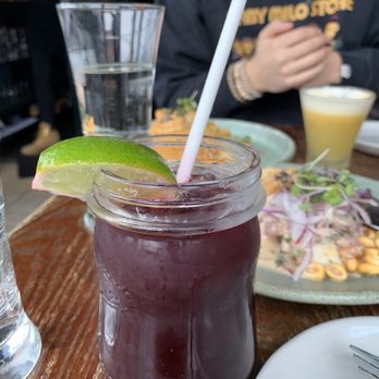 Surfish Bistro - Purple corn drink - Latin American Near Me - Brooklyn, New York Surfish Bistro - Purple corn drink - Latin American Near Me - Brooklyn, New York