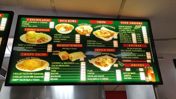 Menu photo 2 Roberto's Taco Shop San Diego, CA