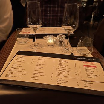 Quality Meats - Table setting - Steakhouses Near Me - New York, New York Quality Meats - Table setting - Steakhouses Near Me - New York, New York