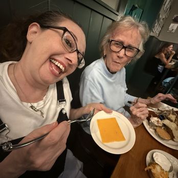 Campfire Grill - slice of cheese they put in the side for my mom - Bars Near Me - Flat Rock, North Carolina