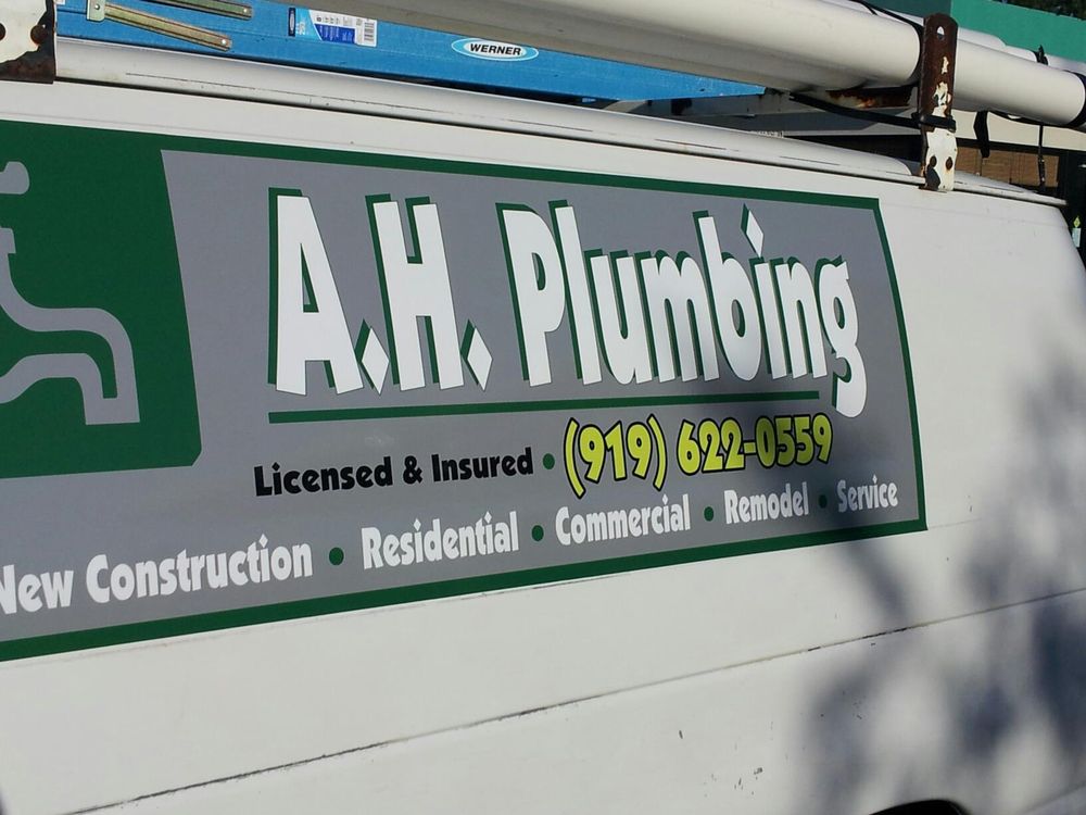 Slide of AH Plumbing