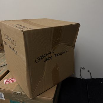 Clutter Moving & Storage - EVIDENCE OF STATE OF MY BOXES WHEN THEY WERE DROPPED OF... NO WONDER ITEMS WERE BROKEN INSIDE.... - Self Storage Near Me