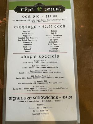Menu photo 7 The Snug Savannah, GA Menu photo 7 The Snug Savannah, GA