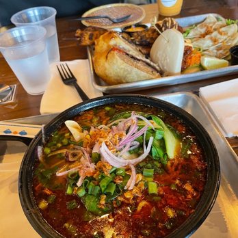 Cris and John - Pho Dumpling Noodles with angry broth - Vietnamese Near Me - Dallas, Texas