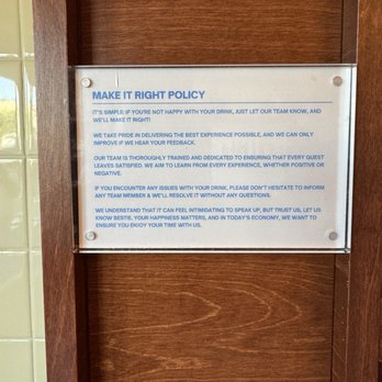 Reinne’s Place - Make it right policy - Coffee & Tea Near Me - Long Beach, California