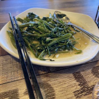 Min's Dumpling House - Water spinach aka morning glory - Dim Sum Near Me - Corona, California Min's Dumpling House - Water spinach aka morning glory - Dim Sum Near Me - Corona, California