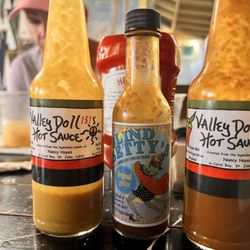 Skinny Legs Bar and Grill - Hot sauces