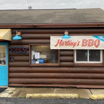 Martiny's BBQ - Outside signage - Barbeque Near Me - Lewis Center, Ohio Martiny's BBQ - Outside signage - Barbeque Near Me - Lewis Center, Ohio