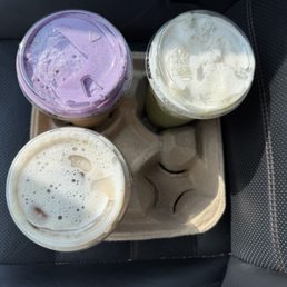 neapolitan mocha and the ube