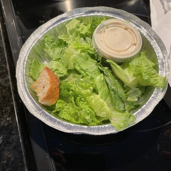 Amicci's - Sorry excuse for a Caesar salad. Should call it a handful of lettuce. - Italian Near Me - Baltimore, Maryland