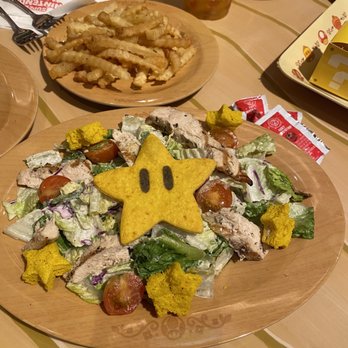 Toadstool Cafe - Super Star Chicken Salad with truffle dressing - Cafes Near Me - Universal City, California Toadstool Cafe - Super Star Chicken Salad with truffle dressing - Cafes Near Me - Universal City, California