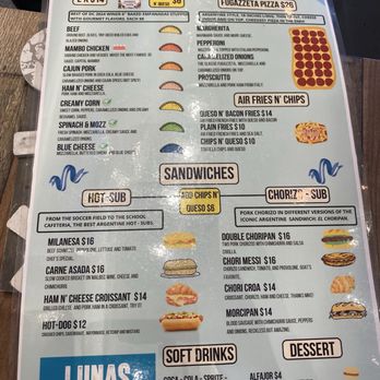 Lunas de Buenos Aires - Menu of the Meals - Empanadas Near Me - Washington, DC, District of Columbia Lunas de Buenos Aires - Menu of the Meals - Empanadas Near Me - Washington, DC, District of Columbia
