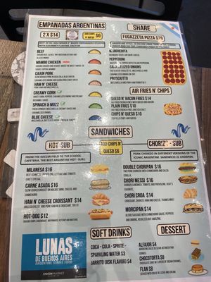 Menu photo 2 Lunas de Buenos Aires Washington, DC, DC Menu photo 2 Lunas de Buenos Aires Washington, DC, DC