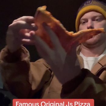 Famous Original J's Pizza - Name of restaurant. One slice! - Pizza Near Me - Denver, Colorado