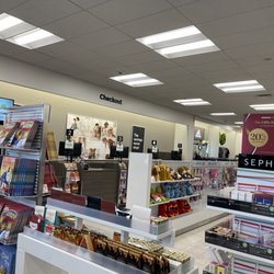 Kohl’s - I like the one line queue and then you are called to the next available sales clerk to check out.