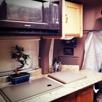 Winnebago Industries - Stove, microwave (will upgrade to convection) and sink. - RV Dealers Near Me - Forest City, Iowa Winnebago Industries - Stove, microwave (will upgrade to convection) and sink. - RV Dealers Near Me - Forest City, Iowa