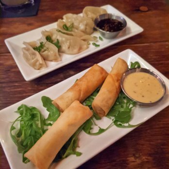 Leaf Bar & Lounge - Cheeseburger Springrolls, and Gyoza - Lounges Near Me - Flushing, New York Leaf Bar & Lounge - Cheeseburger Springrolls, and Gyoza - Lounges Near Me - Flushing, New York