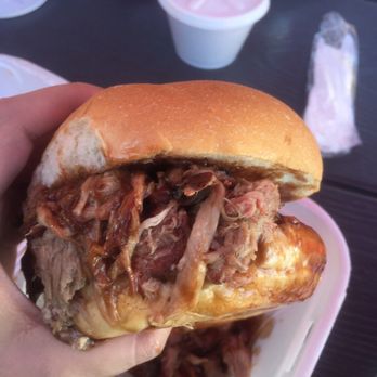 Two Brothers BBQ - Pulled pork sandwich is ginormous - Caterers Near Me - Presto, Pennsylvania