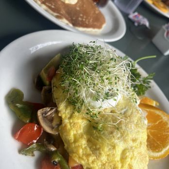 Snooty Fox - Tasty, huge cheese and veggie omelette - Breakfast & Brunch Near Me - Laguna Hills, California