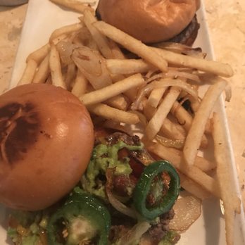 Cantina Laredo - Jalapeño sliders and fries... Only served at the bar !! they are awesome - Mexican Near Me - Jacksonville, Florida Cantina Laredo - Jalapeño sliders and fries... Only served at the bar !! they are awesome - Mexican Near Me - Jacksonville, Florida