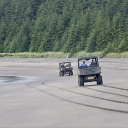 Sitka Alaska Outfitters - Having fun in the ATVs