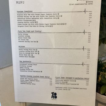 Torotea - Menu - Coffee & Tea Near Me - Diamond Bar, California Torotea - Menu - Coffee & Tea Near Me - Diamond Bar, California