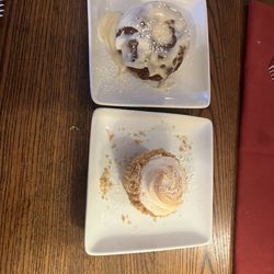 Carrot cake & key lime tart
