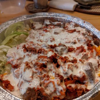 U S Fried Chicken & PIZZA HALALA - Mixed plate over rice - Halal Near Me - Springfield, Massachusetts U S Fried Chicken & PIZZA HALALA - Mixed plate over rice - Halal Near Me - Springfield, Massachusetts
