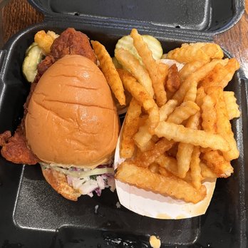 Dave's Hot Chicken - Dave's #2 2 Sliders w/ Fries - Chicken Shop Near Me - Irvine, California Dave's Hot Chicken - Dave's #2 2 Sliders w/ Fries - Chicken Shop Near Me - Irvine, California