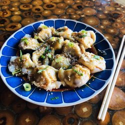 Steamed - Chengdu Dumpling (Pork Dumpling with sweet spicy sauce)