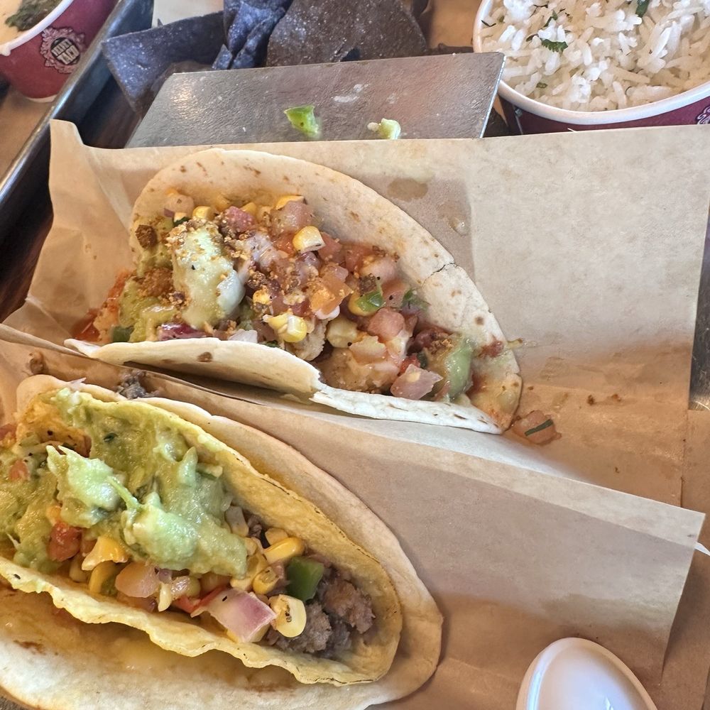 Velvet Taco - Cauliflower taco and taco of the week double stack taco. - New American Near Me - Fort Worth, Texas Velvet Taco - Cauliflower taco and taco of the week double stack taco. - New American Near Me - Fort Worth, Texas